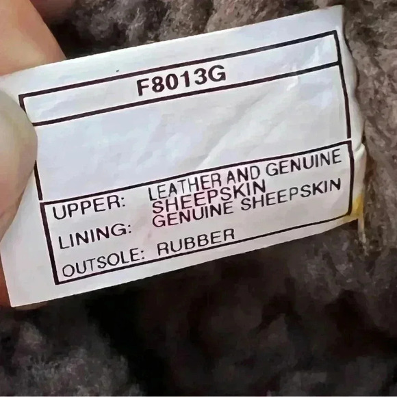 UGG Daleane Boots In Black & Charcoal Gray Womens Size 10 Leather/Shearl… - Picture 7 of 13